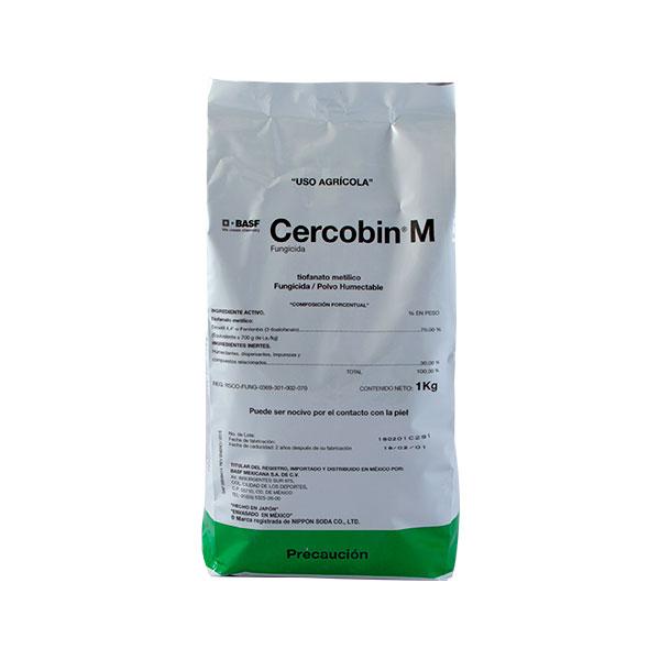 Envase CERCOBIN 1kg - Fungicida Tiofanato Metilico 70% para frutales