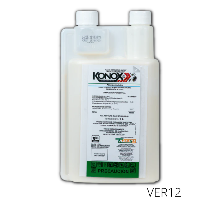 Envase KONOX 60 FW 1L - Insecticida Alfacipermetrina 5.83% para hospitales