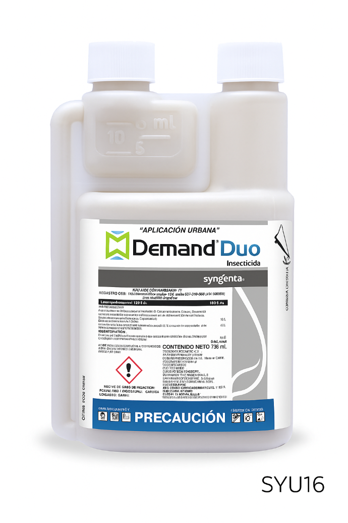 Envase Demand Duo 240ml - Suspensión microencapsulada con Lambda cyhalotrina y Tiametoxam para chinches y cucarachas