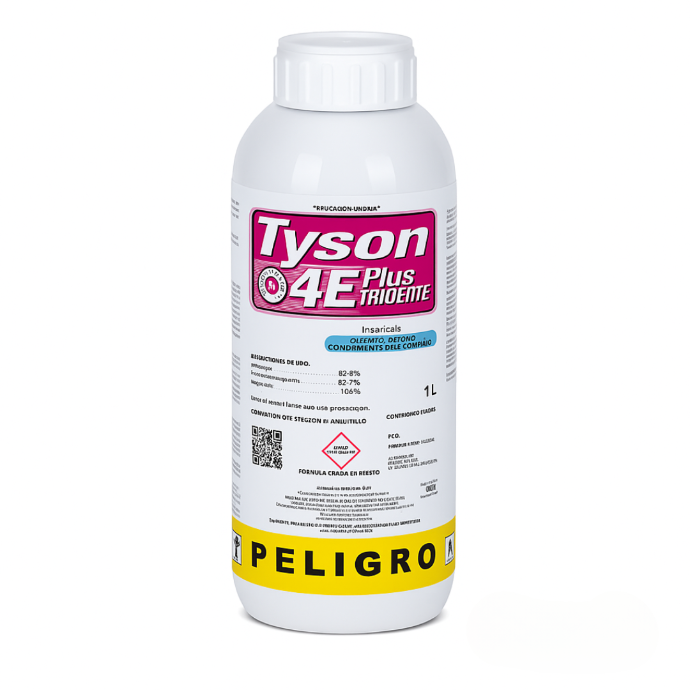 Bidón Tyson 4E 1L - Concentrado profesional para control de termitas subterráneas - Tridente