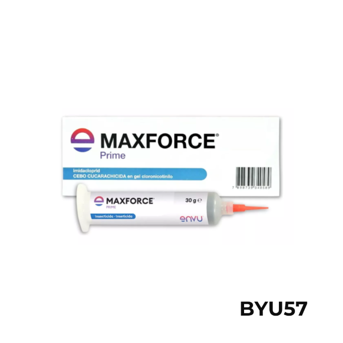 Jeringa Maxforce Prime 30g - Gel profesional para control de cucarachas resistentes Jeringa Maxforce Prime 30g - Gel profesional para control de cucarachas resistentes
