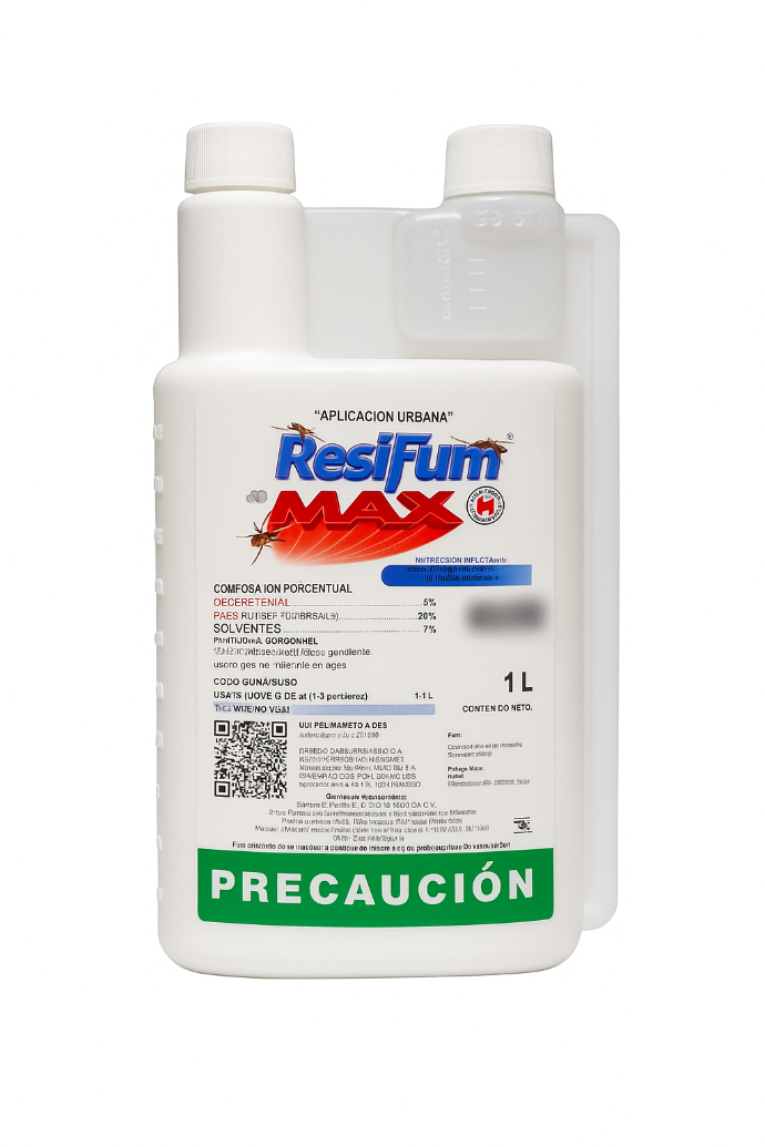Bidón Resifum Max 1L - Suspensión concentrada dual para control profesional de alacranes y chinches - Tridente