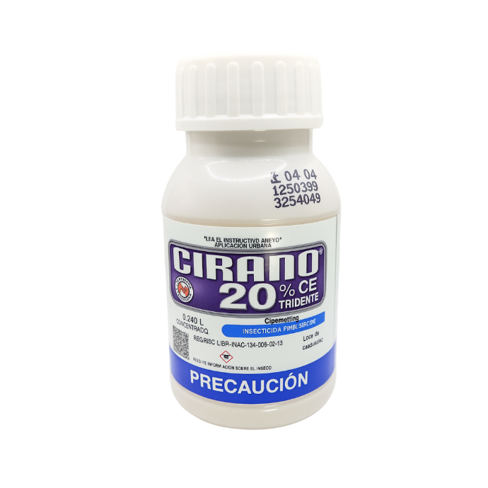 Envase Cirano 20 CE 240mL - Insecticida profesional para control de plagas urbanas