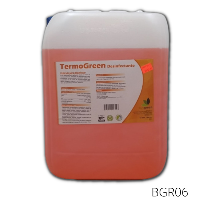 Bidón Termogreen Desinfectante 20L - Desinfectante termonebulizable listo para usar Bidón Termogreen Desinfectante 20L - Desinfectante termonebulizable listo para usar
