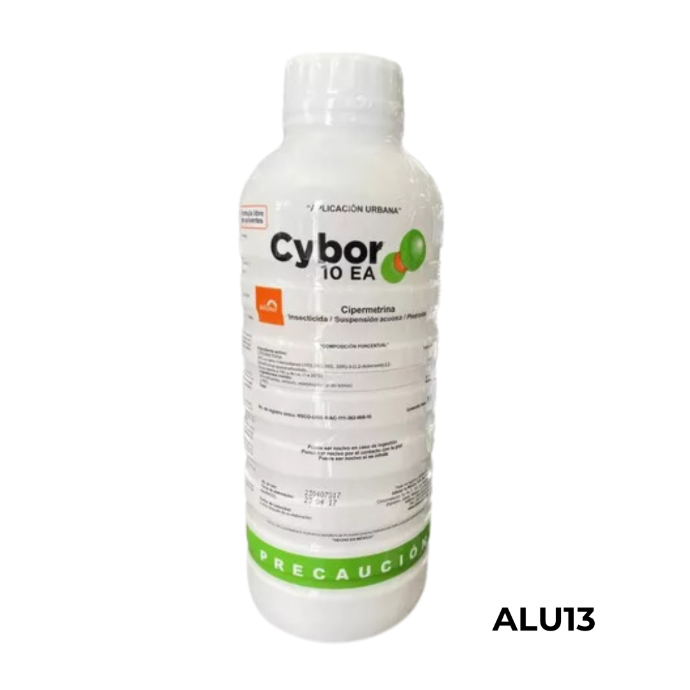 Envase Cybor 10 EA 1L - Insecticida profesional con Cipermetrina 10% para uso urbano