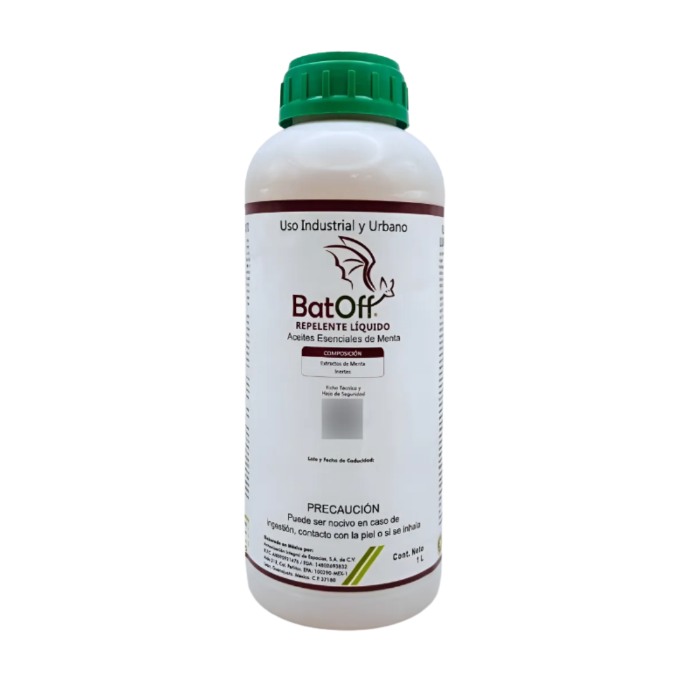 Envase Off The Bat 1L - Repelente ecológico para murciélagos con aceites de menta