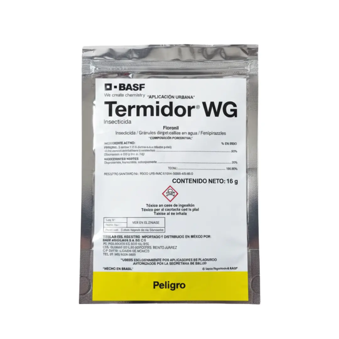 Sobres hidrosolubles de Termidor WG 4g - Insecticida profesional Fipronil 80%