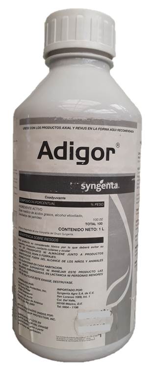 ADIGOR ADHERENTE  Aceite de Colza 44%1 L USO AGRICOLA