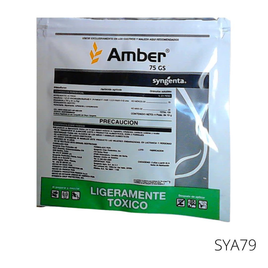 AMBER 75 GS Triasulfuron 75% 10 gr USO AGRICOLA