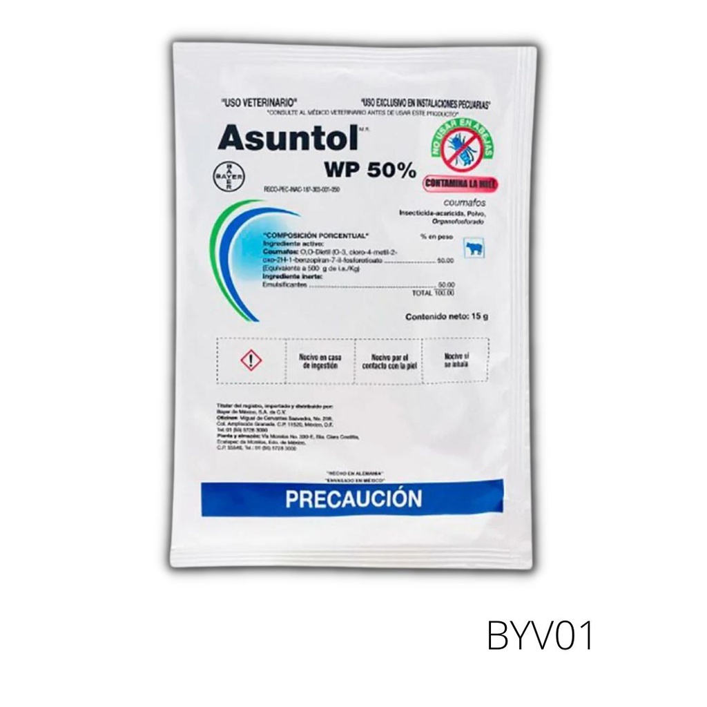 ASUNTOL POLVO Coumafos 50% 15 g