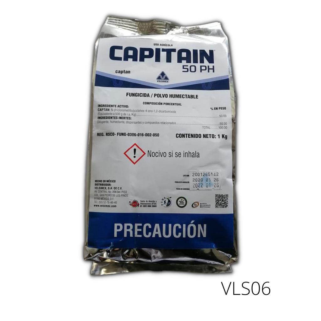 CAPITAIN MICRO 50 Captan 50% micronizado 1KG USO AGRICOLA