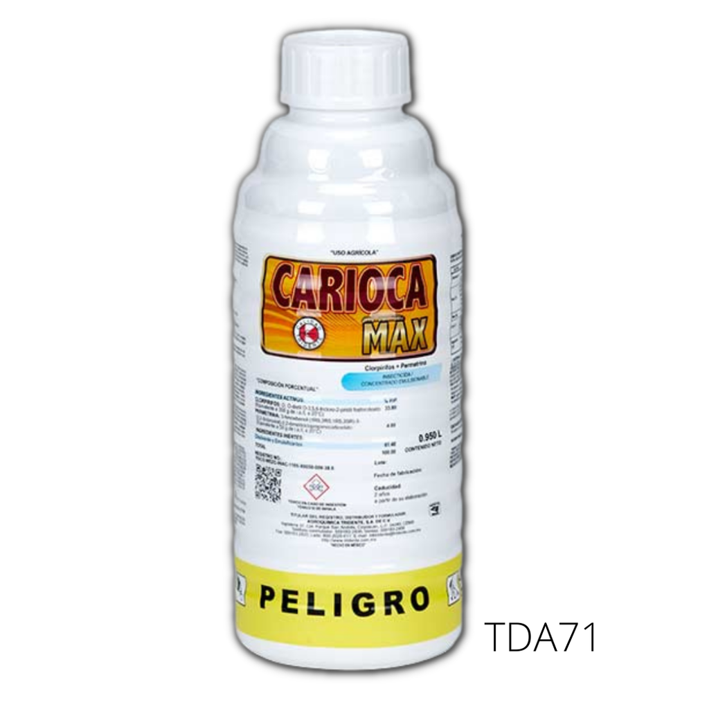 CARIOCA MAX Clorpirifos etil 33.80% + Permetrina 4.80% 950 ml