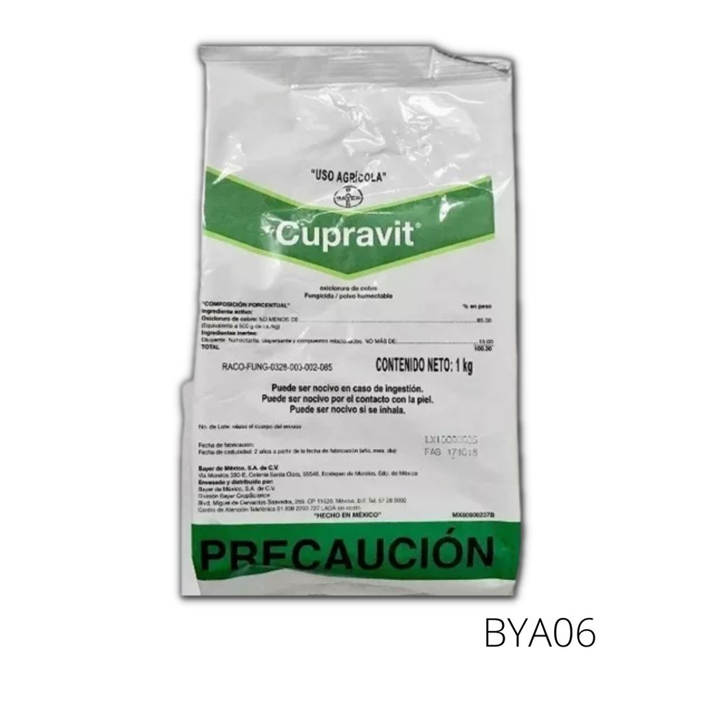 CUPRAVIT Oxicloruro de cobre 85% kg USO AGRICOLA