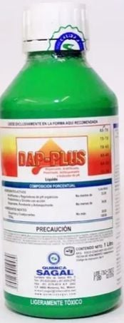 DAP PLUS Acidificantes y reguladores de pH 32% + polialcoholes 38% 1 L USO AGRICOLA