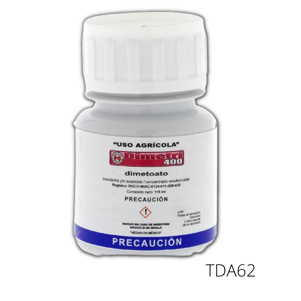 DIMETRI 400 Dimetoato 38.50% 115 ml USO AGRICOLA