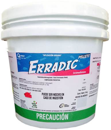 ERRADIC PACK Bromadiolona 0.005% 4 kg