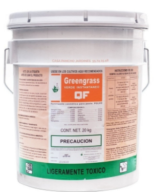 GREEN GRASS  CUBETA 20 KG. USO AGRICOLA