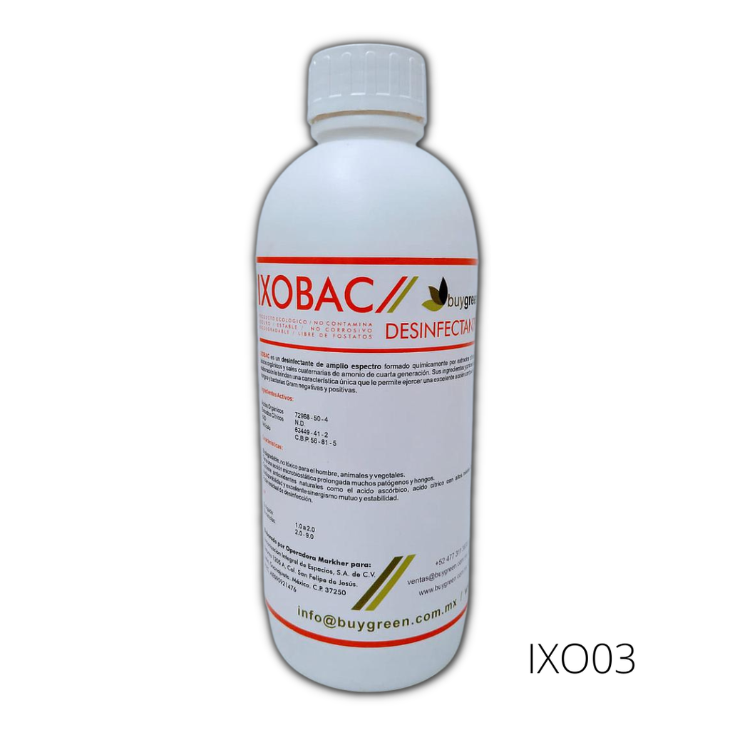 IXOBAC  DESINFECTANTE CONCENTRADO 1 LT