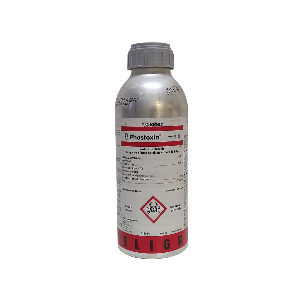 PHOSTOXIN FOSFURO DE ALUMINIO 333PAST. USO AGRICOLA