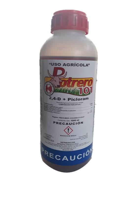 POTRERO 101 Picloram 5.49% + 2,4-D 20.58% 1 L USO AGRICOLA