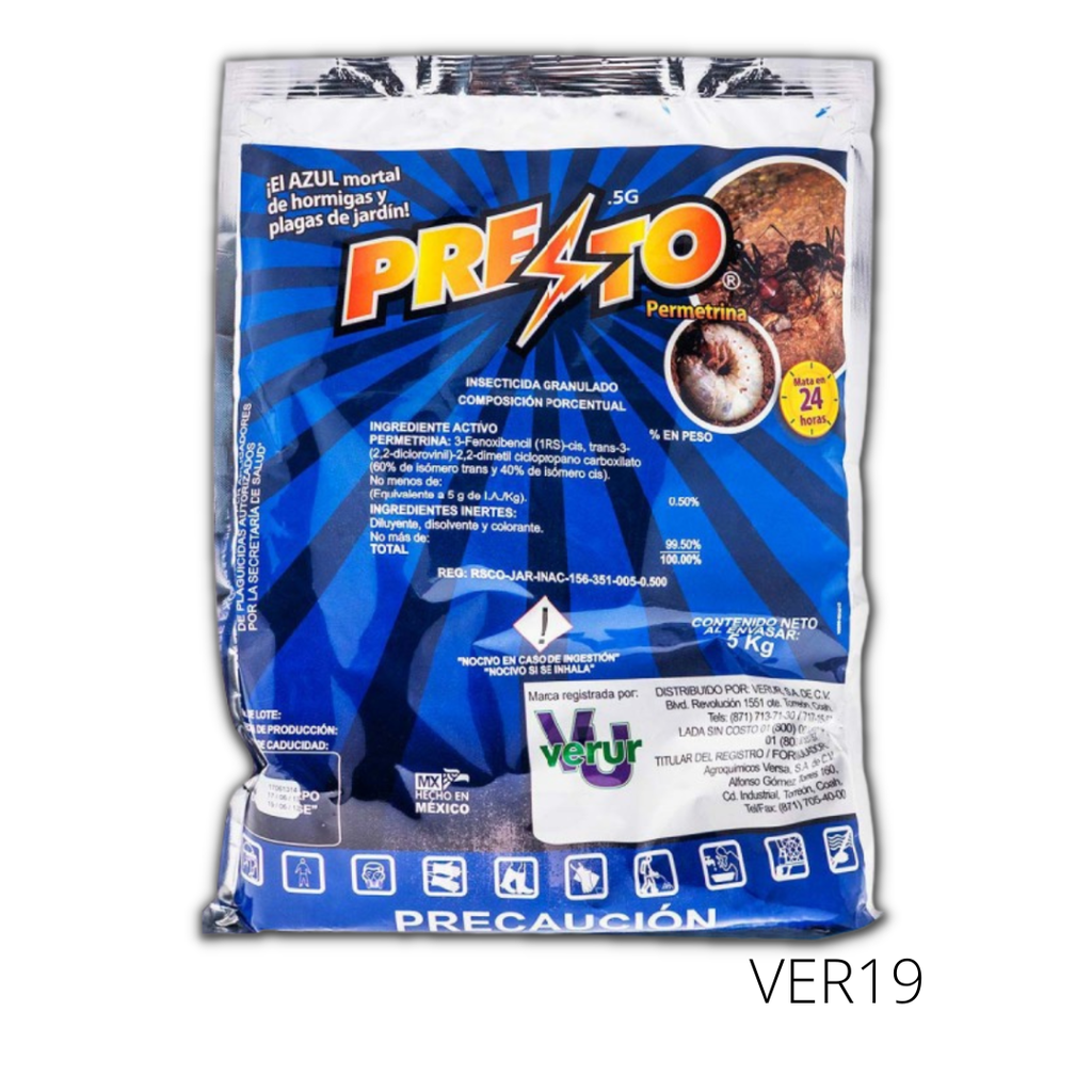 PRESTO .5G Permetrina 0.50% 5 kg