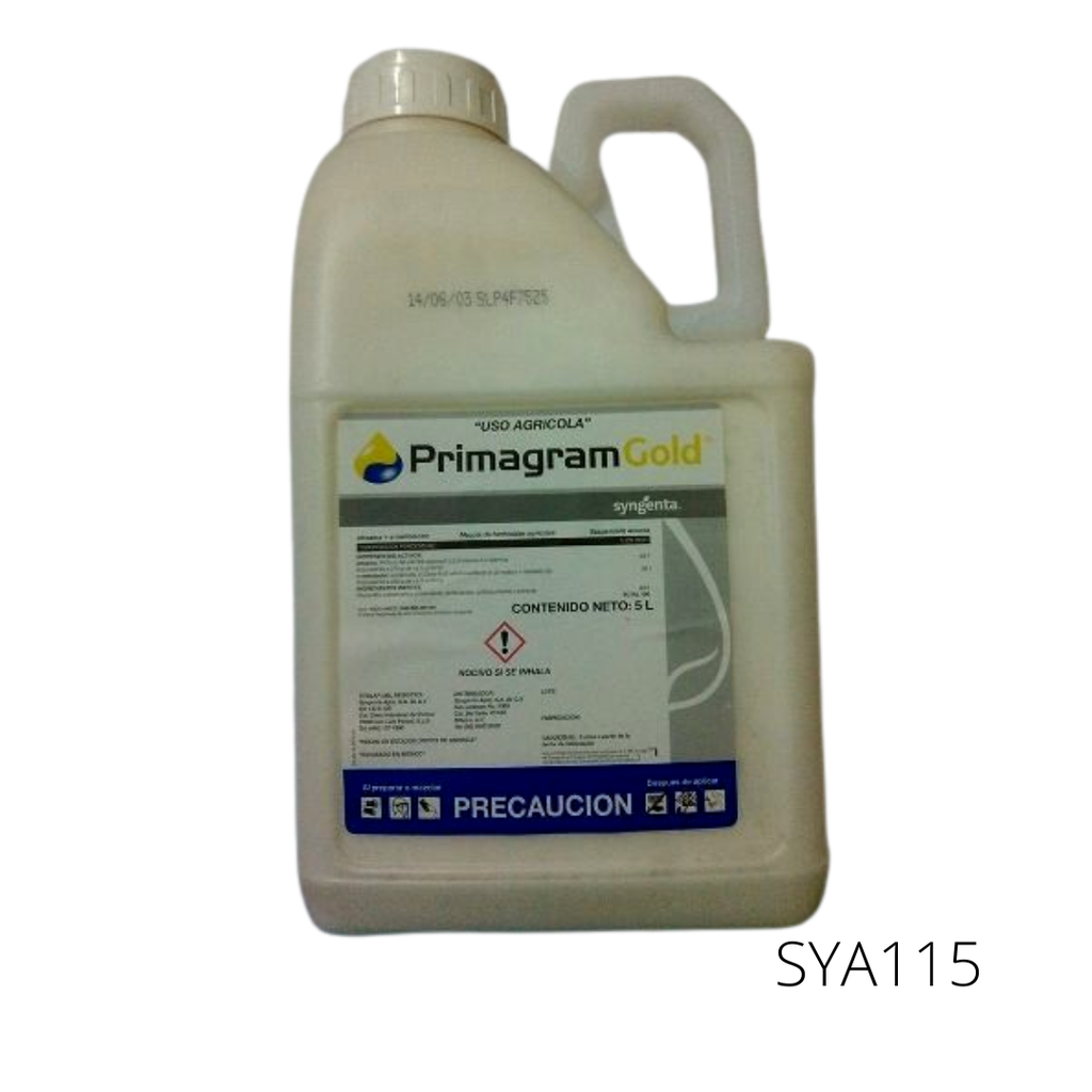 PRIMAGRAM GOLD Atrazina 33.70% + S-Metolaclor 26% 5 L USO AGRICOLA
