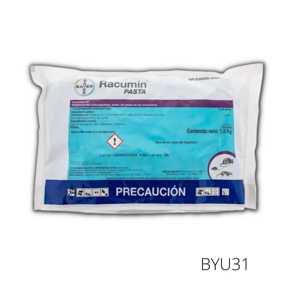 Racumin Pasta Coumatetralil 0.0375% 1.5 kg