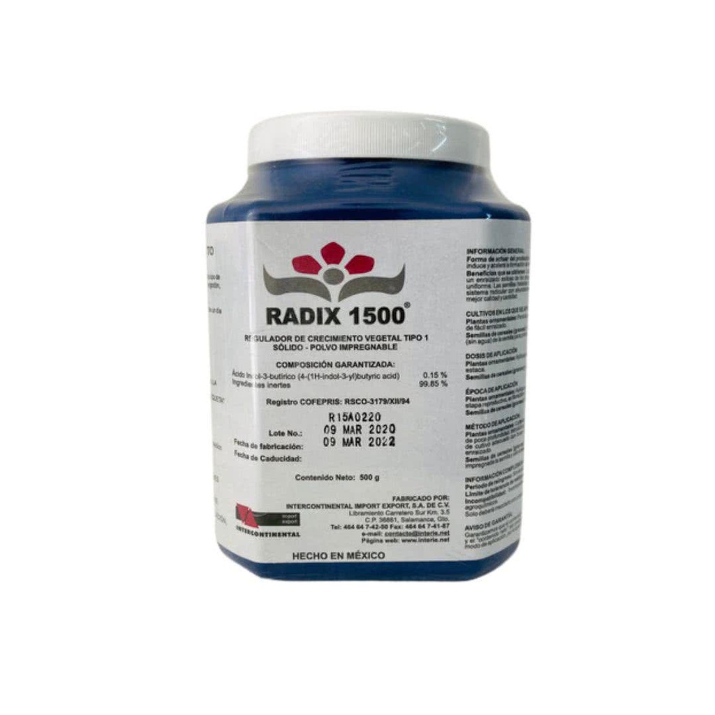 RADIX 1500 Acido indol-3-butirico 0.15% 500 g USO AGRICOLA