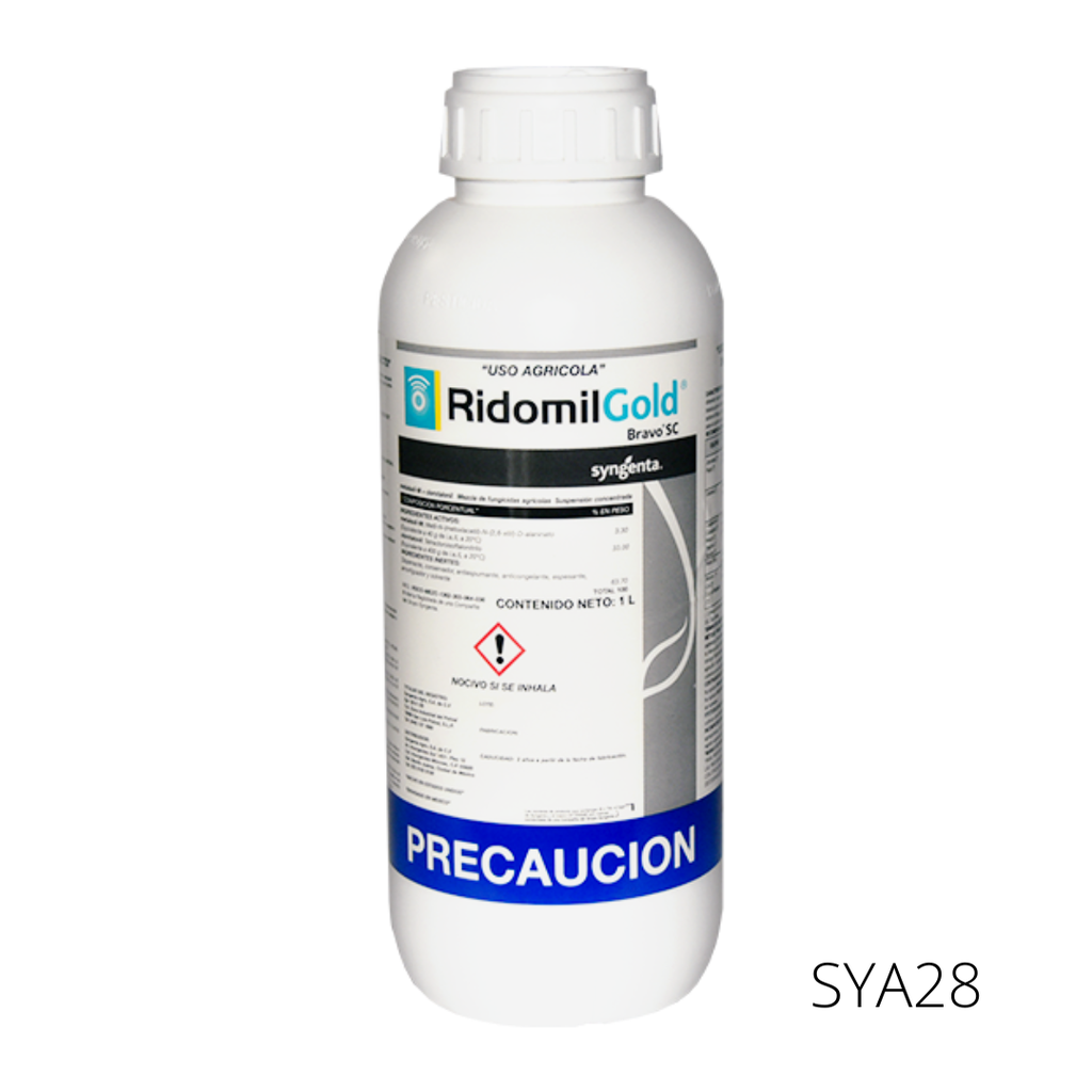 RIDOMIL GOLD BRAVO SC Metalaxil 3.3% 1 L USO AGRICOLA