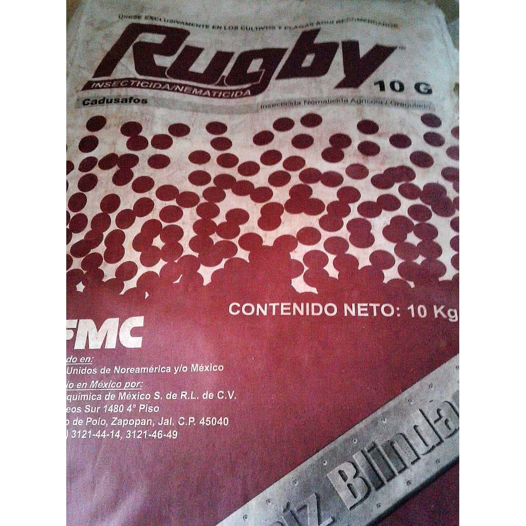 RUGBY 10 G Cadusafos 20.60% 10 kg USO AGRICOLA