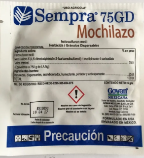 SEMPRA Halosulfuron metil 75% 100 g USO AGRICOLA