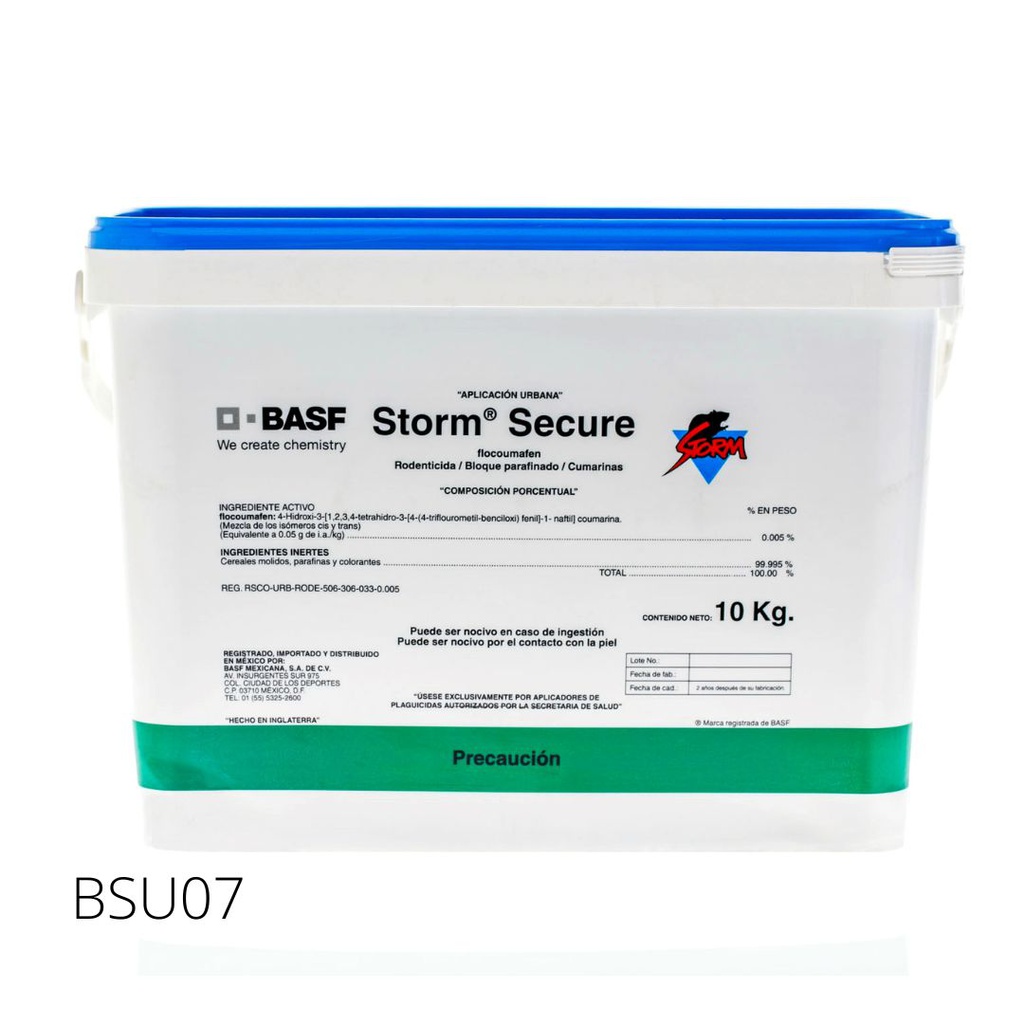 Storm Secure Flocoumafen .005% Rata y Ratón 10 kg