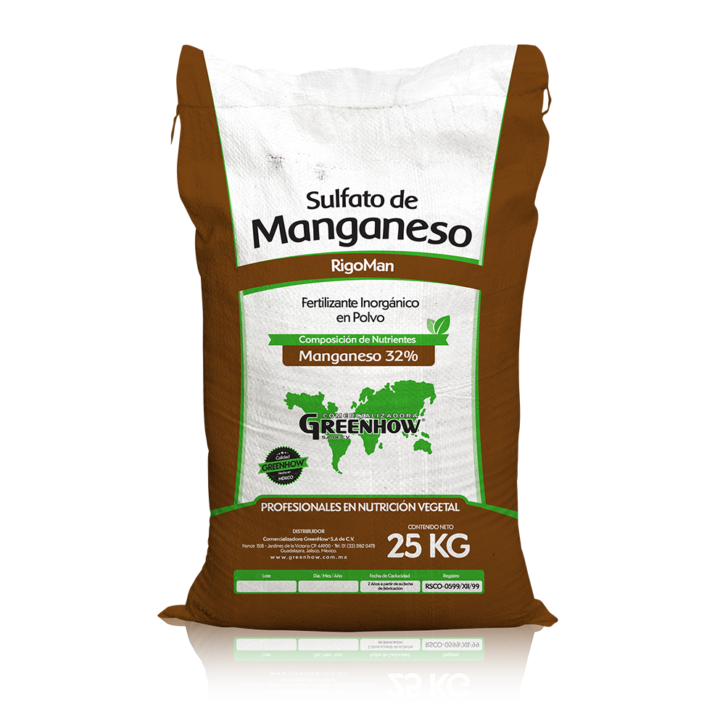 SULFATO DE MANGANESO 25 kg USO AGRICOLA