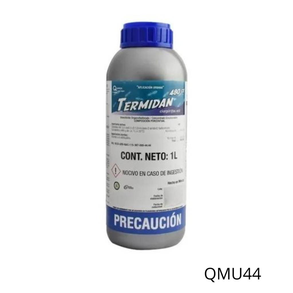 TERMIDAN 480 CE Clorpirifos etil 44.44% 1 L