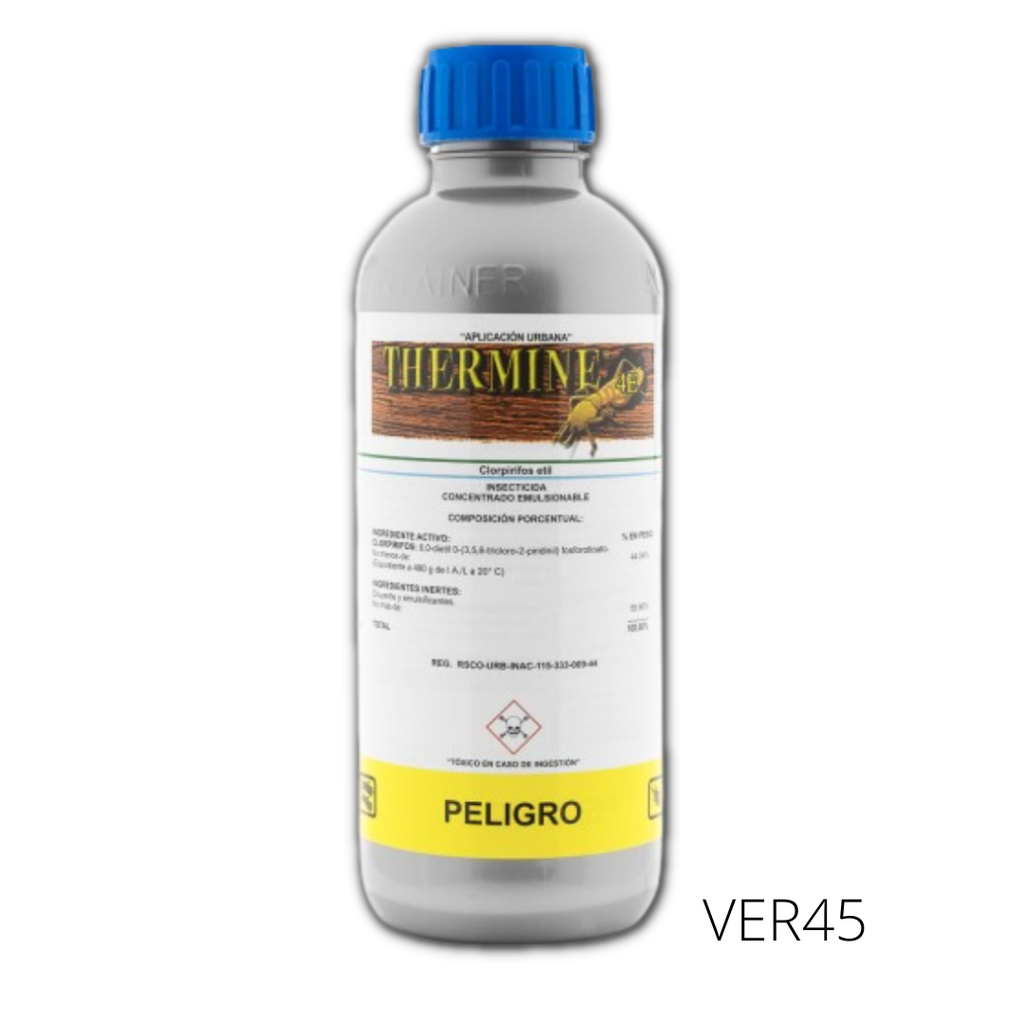 THERMINE 4E Clorpirifos etil 44.04% 1 L