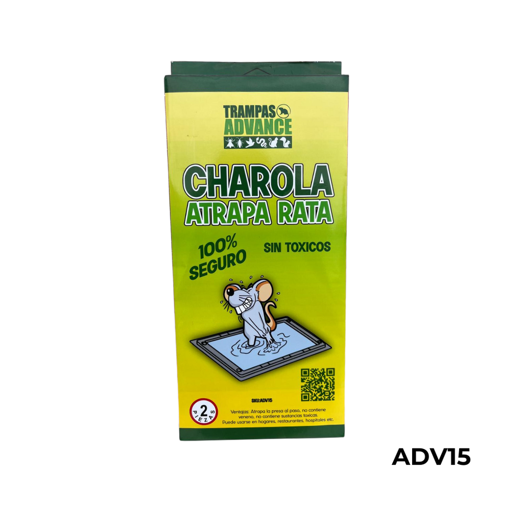 TRAMPA CHAROLA ATRAPA RATAS 1PAR