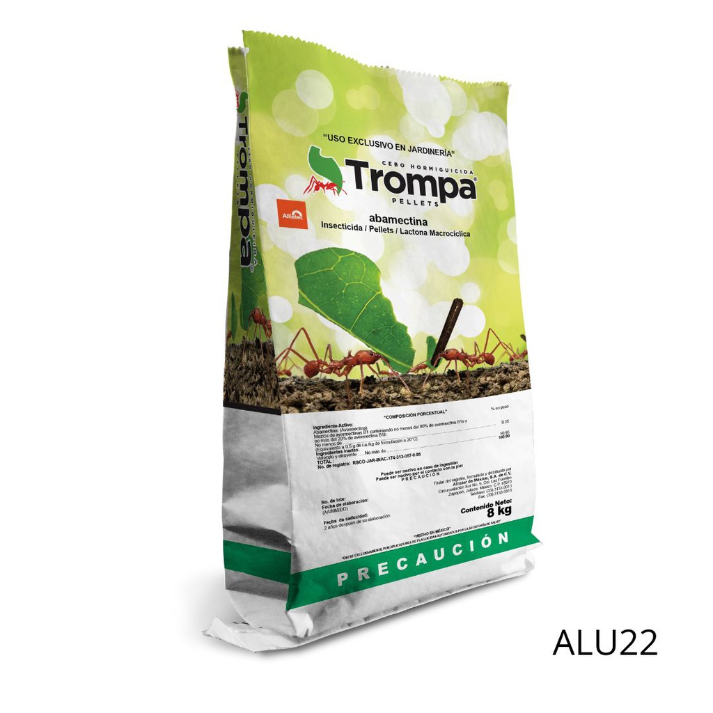 TROMPA ABAMECTINA 0.05% 8KG USO AGRICOLA