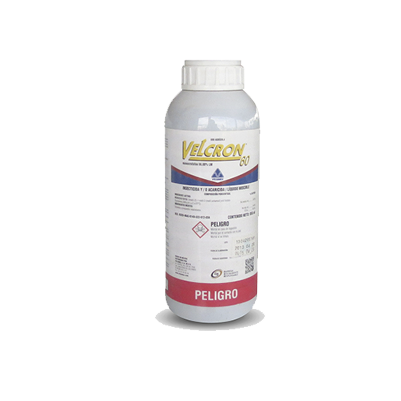 VELCRON 60 Monocrotofos 56% 1 L USO AGRICOLA