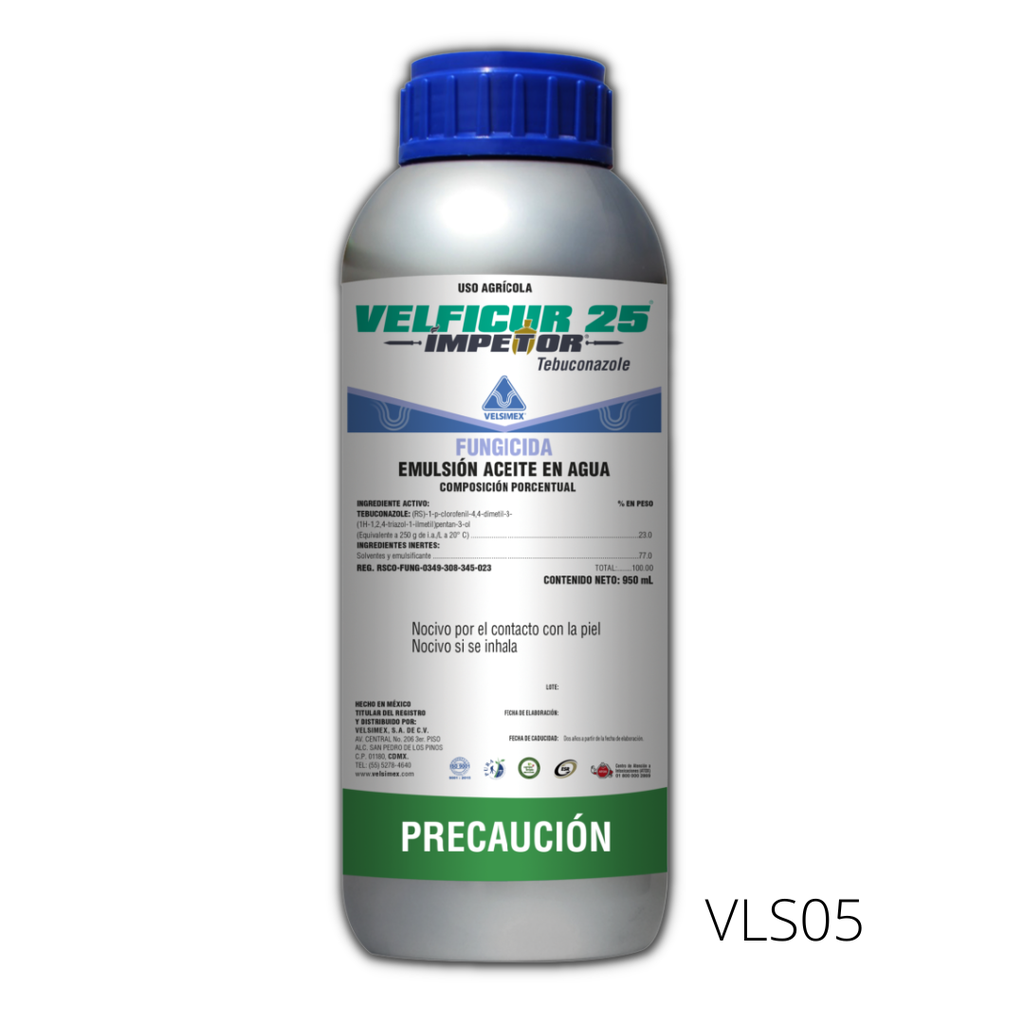 VELFICUR 25 IMPETOR Tebuconazole 23% 950ml USO AGRICOLA