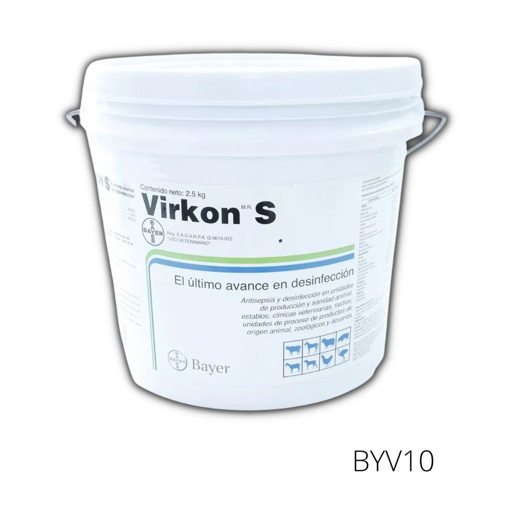 VIRKON S DESINFECTANTE Triple sal de potasio 5 kg USO AGRICOLA