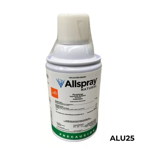 [ALU25] ALLSPRAY NATURAL REPUESTO PIRETRINA 1% 181G