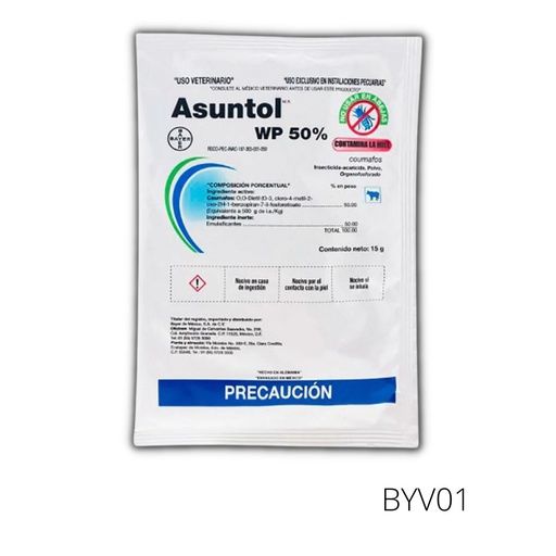 [BYV01] ASUNTOL POLVO Coumafos 50% 15 g
