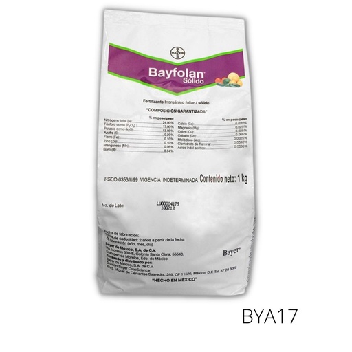 [BYA17] BAYFOLAN SOLIDO 1kg USO AGRICOLA