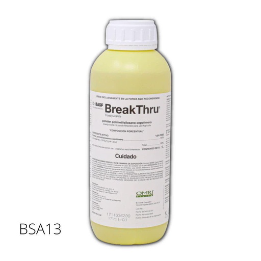 [BSA13] BREAK THRU Polieter polimetilsiloxano copolimero 100% 1 L