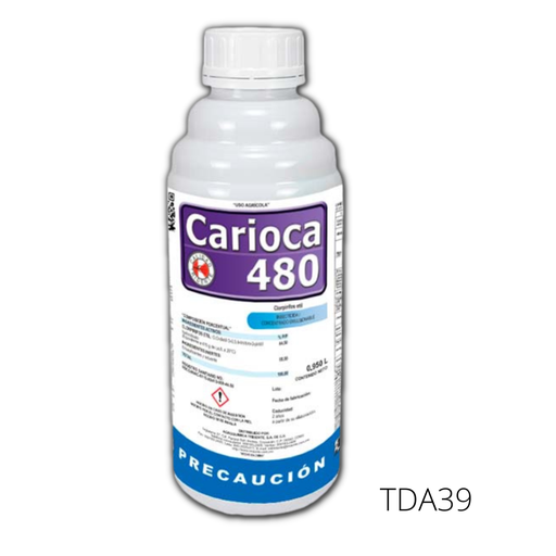 [TDA39] CARIOCA 480 Clorpirifos etil 44.44% 950 ml USO AGRICOLA