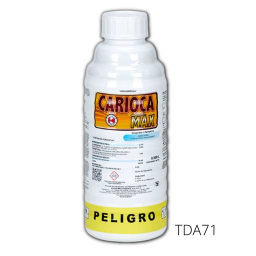 [TDA71] CARIOCA MAX Clorpirifos etil 33.80% + Permetrina 4.80% 950 ml USO AGRICOLA