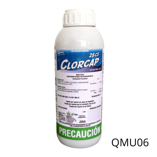 [QMU06] CLORCAP 25 CS Clorpirifos etil 22.70% 1 L