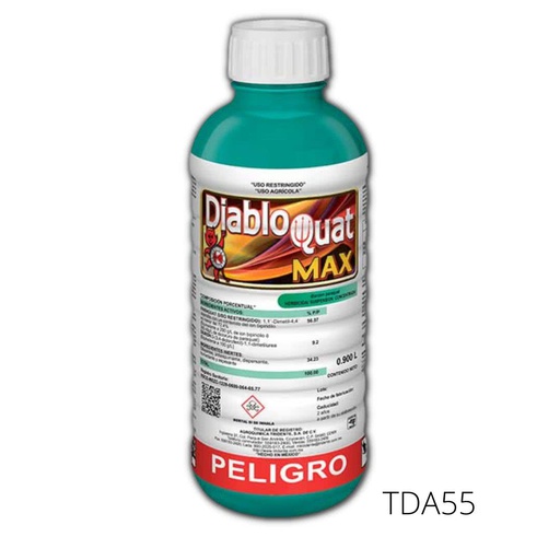[TDA55] DIABLOQUAT MAX Paraquat 9.20% + Diuron 9.20% 900 ml USO AGRICOLA