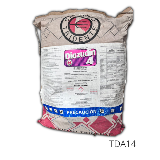 [TDA14] DIAZUDIN Diazinon 4% 10 kg USO AGRICOLA
