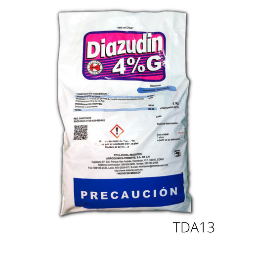 [TDA13] DIAZUDIN Diazinon 4% 2 kg USO AGRICOLA